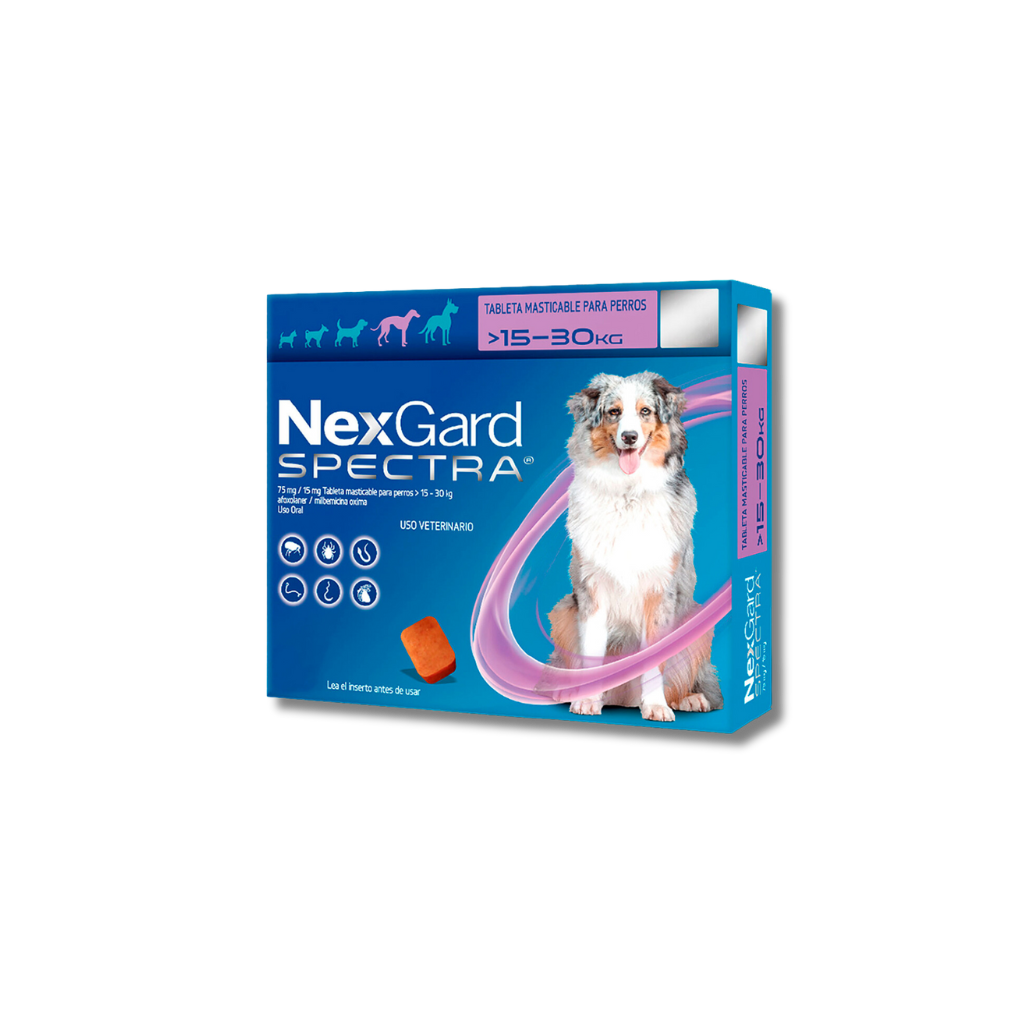 NEXGARD SPECTRA (Perros de 15.1 – 30 KG)