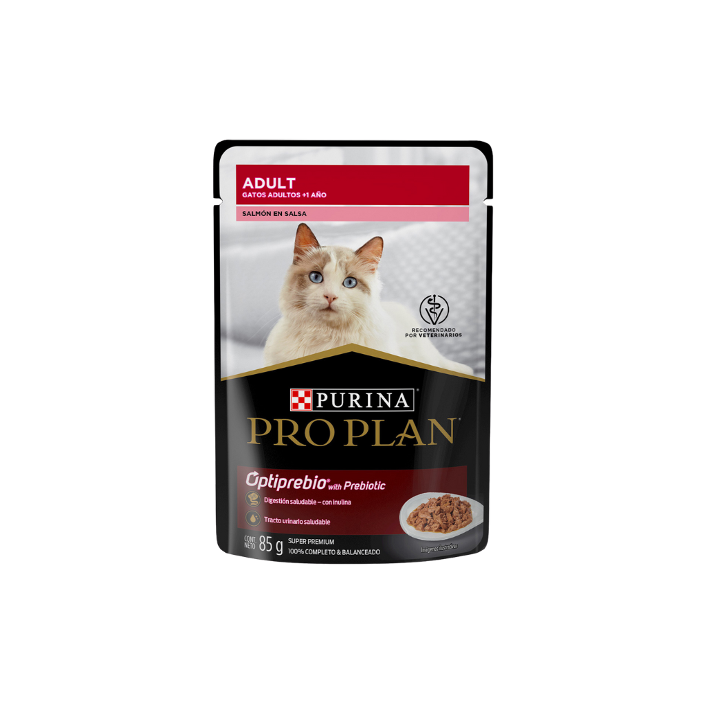 PRO PLAN POUCH GATO ADULTO SALMON EN SALSA